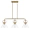 Quoizel Webster 3-Light Weathered Brass Island Light WBS136WS - alternate 5